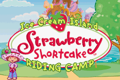Strawberry Shortcake - Ice Cream Island - Riding Camp Title Screen